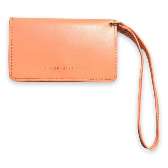 Minor History Postscript Leather Wristlet - Picture 2 of 3